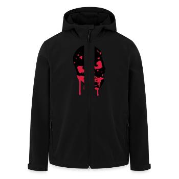 Skull Head skull blood zombie - Men’s Recycled Softshell Jacket by Stanley/Stella - black - Front - AI Model Male 185 light (185cm)