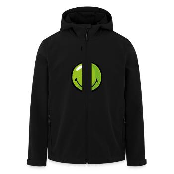 Smiley Alien - Veste softshell homme en polyester recyclé Stanley/Stella - noir - Devant - AI Model Male 185 light (185cm)