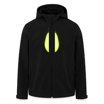 Cute avocado - Men’s Recycled Softshell Jacket by Stanley/Stella - black - Front - AI Model Male 185 light (185cm)