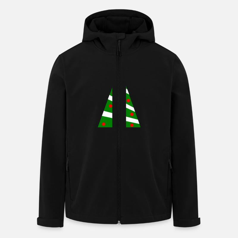 Weihnachtsbaum - Recycelte Männer Softshell-Jacke von Stanley/Stella - Schwarz