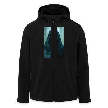 Hel Goddess ruling over Norse underworld - Men’s Recycled Softshell Jacket by Stanley/Stella - black - Front - AI Model Male 185 light (185cm)