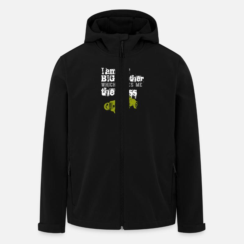 big brother - Recycelte Männer Softshell-Jacke von Stanley/Stella - Schwarz