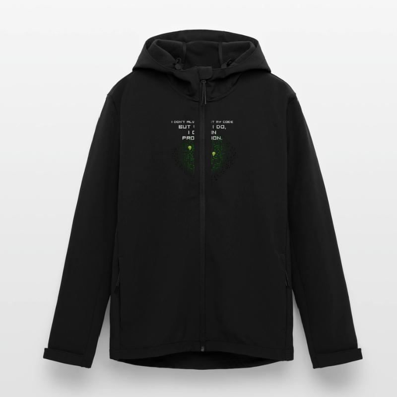 test code nerd joke spruch pc programmierer geek i Recycelte Männer Softshell-Jacke von Stanley/Stella