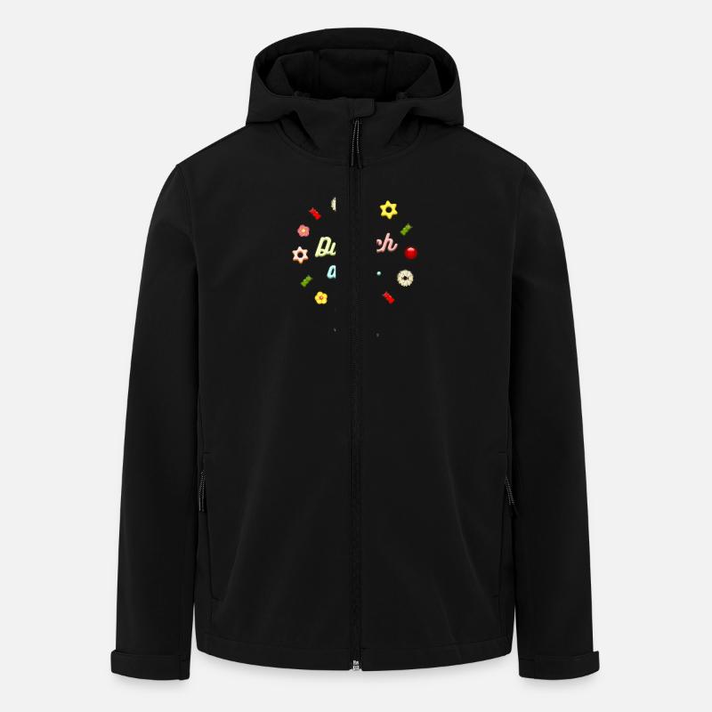 Du mich auch - Recycelte Männer Softshell-Jacke von Stanley/Stella - Schwarz