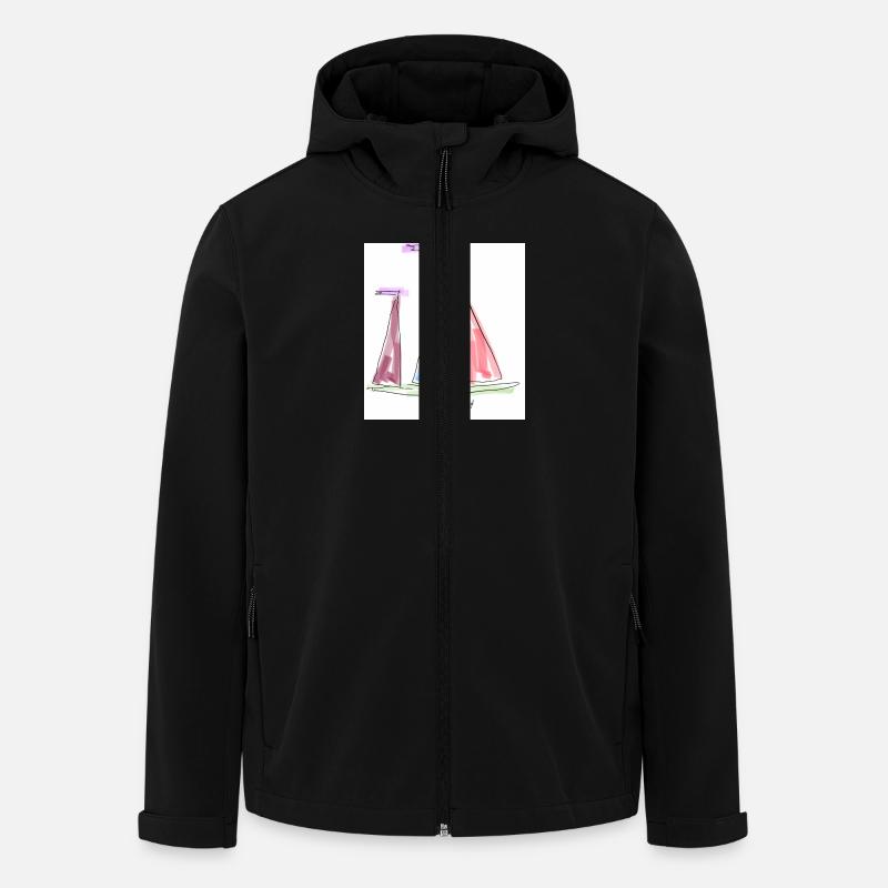 Boat Soul - Recycelte MĂ€nner Softshell-Jacke von Stanley/Stella - Schwarz