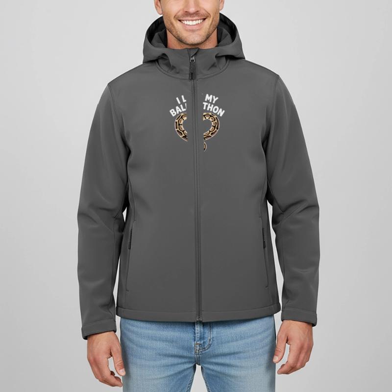 J’adore mon python royal ! Roi python Veste softshell homme en polyester recyclé Discoverer Stanley/Stella