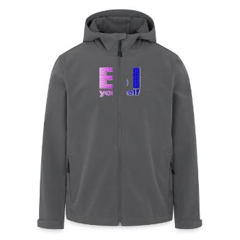 BI yourself - Recycelte Männer Softshell-Jacke von Stanley/Stella - Anthrazit - Vorne - AI Model Male 185 light (185cm)
