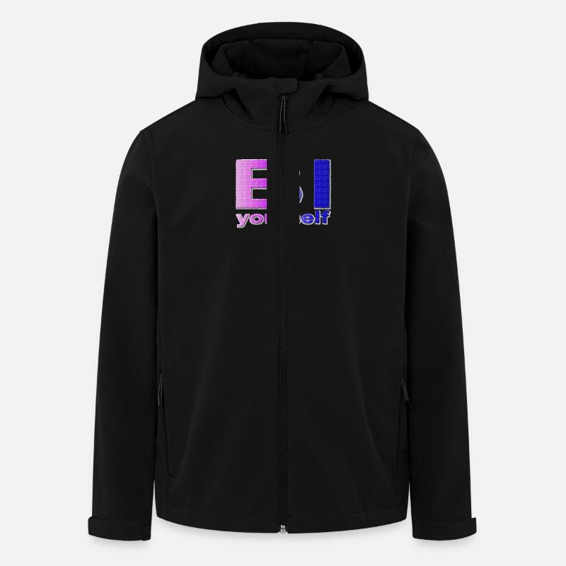 BI yourself - Recycelte Männer Softshell-Jacke von Stanley/Stella - Schwarz