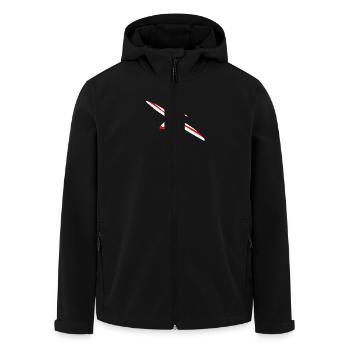 Lo 100 mittel.png - Recycelte Männer Softshell-Jacke von Stanley/Stella - Schwarz - Vorne - AI Model Male 185 light (185cm)