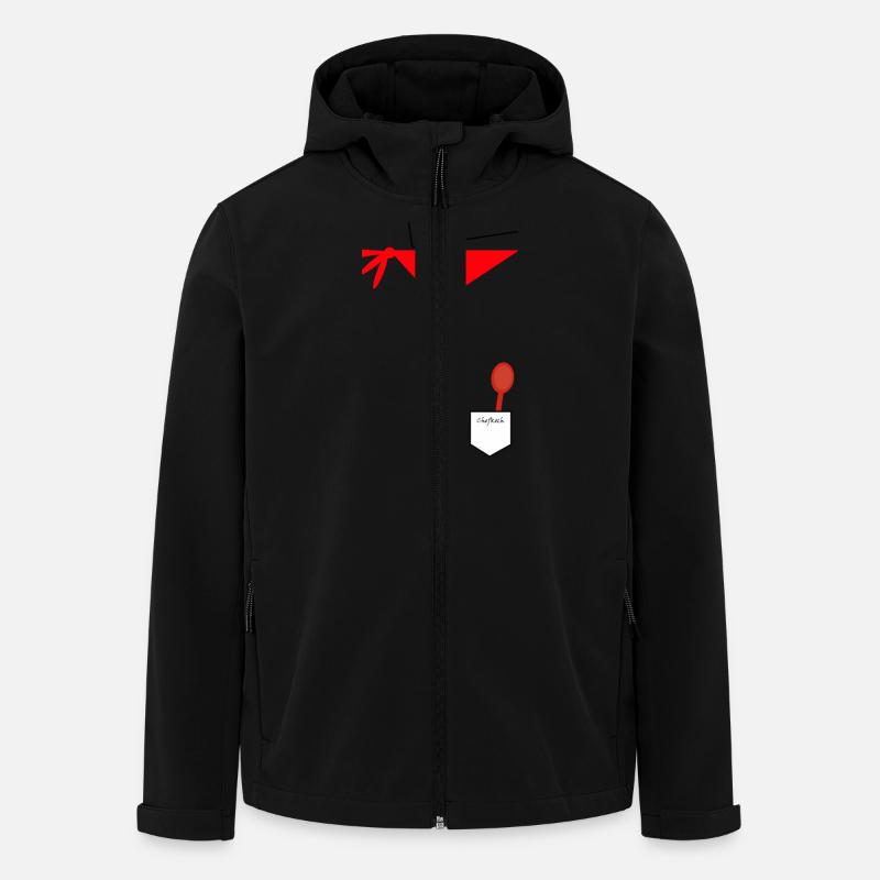 Koch - Recycelte Männer Softshell-Jacke von Stanley/Stella - Schwarz