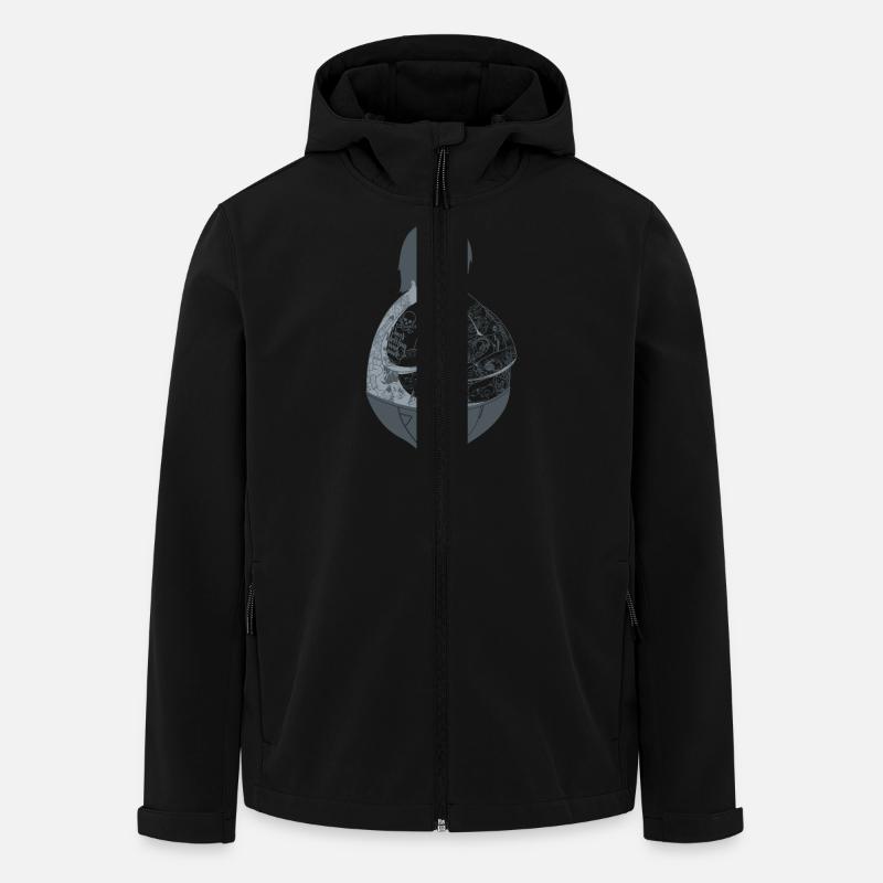 Tattoo Guy - Men’s Recycled Softshell Jacket by Stanley/Stella - black