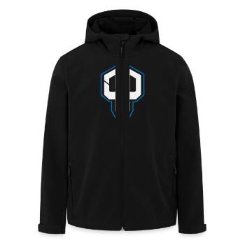 Pureness.one ESPORT LOGO - Recycelte Männer Softshell-Jacke von Stanley/Stella - Schwarz - Vorne - AI Model Male 185 light (185cm)