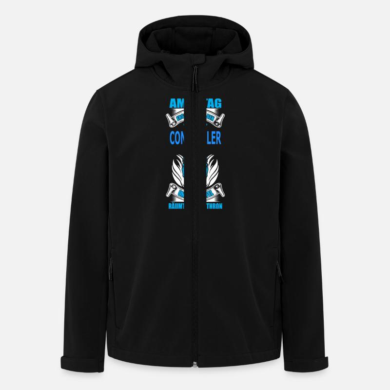 CONTROLLER - Recycelte Männer Softshell-Jacke von Stanley/Stella - Schwarz