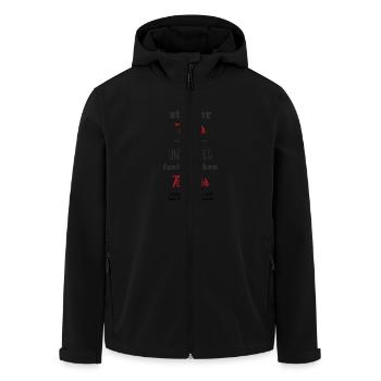 Vater Tochter - Recycelte Männer Softshell-Jacke von Stanley/Stella - Schwarz - Vorne - AI Model Male 185 light (185cm)