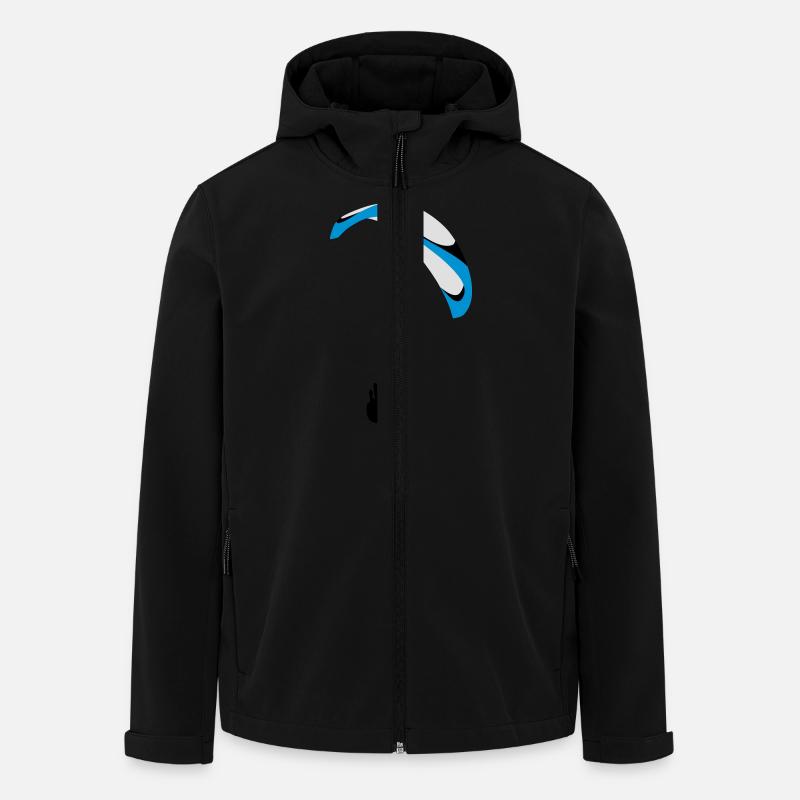 Paragliding Acro - Recycelte Männer Softshell-Jacke von Stanley/Stella - Schwarz
