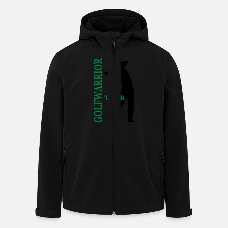 golf - Veste softshell homme en polyester recyclé Stanley/Stella - noir