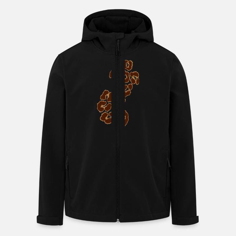 Leopard_V1 - Veste softshell homme en polyester recyclé Stanley/Stella - noir