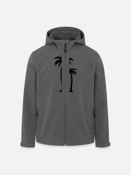 palmen - Men’s Recycled Softshell Jacket by Stanley/Stella - black