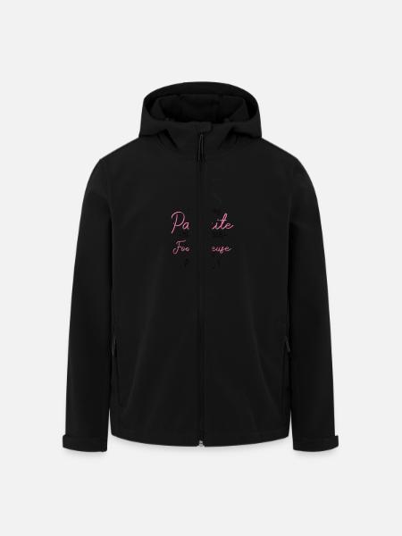 Foot - La footballeuse - Veste softshell homme en polyester recyclé Stanley/Stella - noir