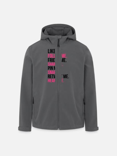 Like Me - Men’s Recycled Softshell Jacket by Stanley/Stella - black