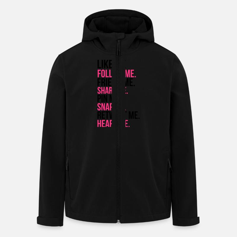 Like Me - Men’s Recycled Softshell Jacket by Stanley/Stella - black