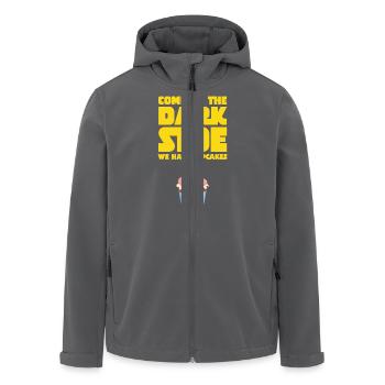 Come To The Dark Side - We Have Cupcakes - Men’s Recycled Softshell Jacket by Stanley/Stella - anthracite - Front - AI Model Male 185 light (185cm)