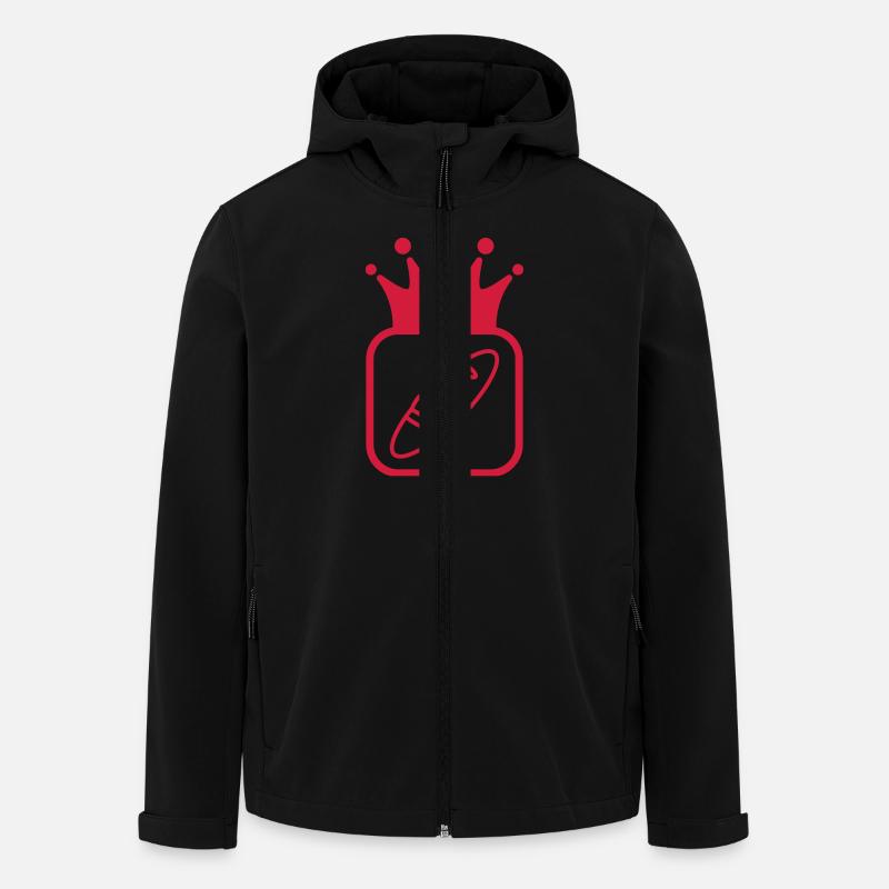 Bäcker / Bäckerei / Bäckerin / Brot - Recycelte Männer Softshell-Jacke von Stanley/Stella - Schwarz