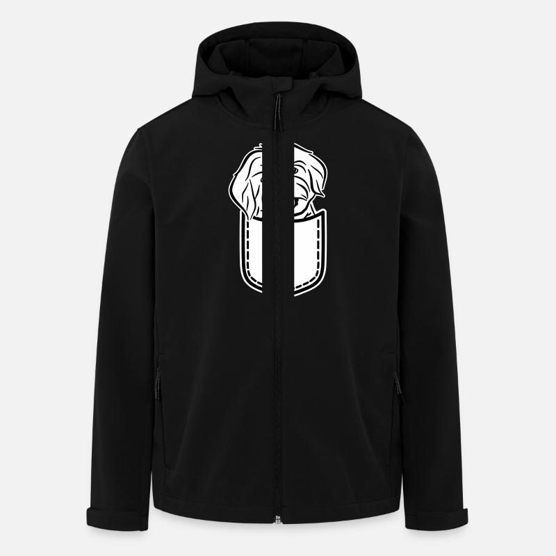 Havanese - Veste softshell homme en polyester recyclé Stanley/Stella - noir