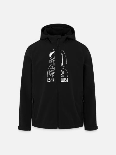 Espressionist - Espresso - Coffee Drink - Men’s Recycled Softshell Jacket by Stanley/Stella - black