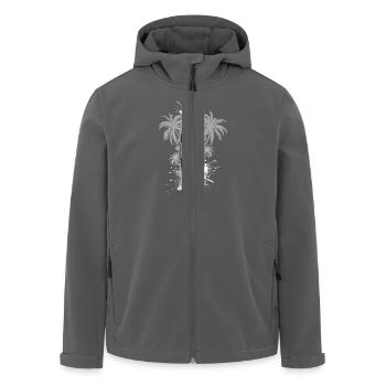 Surfboard Sketch - Men’s Recycled Softshell Jacket by Stanley/Stella - anthracite - Front - AI Model Male 185 light (185cm)