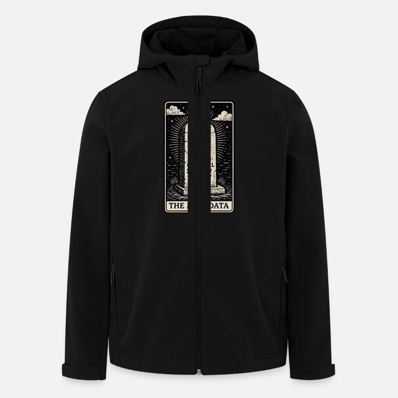 Digital Archive Tarot – The Metadata Card - Men’s Recycled Softshell Jacket by Stanley/Stella - black