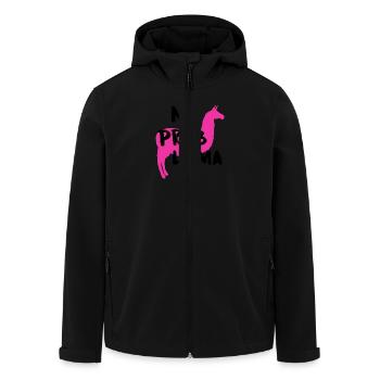 No prob llama - Veste softshell homme en polyester recyclé Stanley/Stella - noir - Devant - AI Model Male 185 light (185cm)