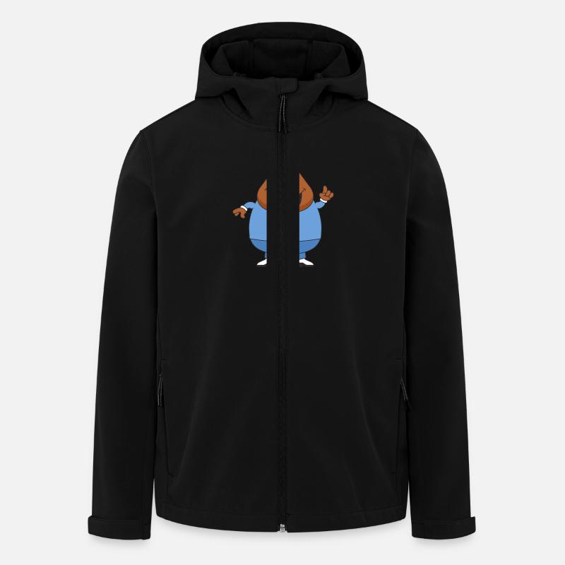 doc32 - Recycelte Männer Softshell-Jacke von Stanley/Stella - Schwarz