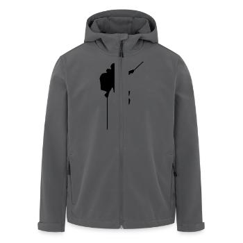 Grimpeur - Veste softshell homme en polyester recyclé Stanley/Stella - noir - Devant - AI Model Male 185 light (185cm)