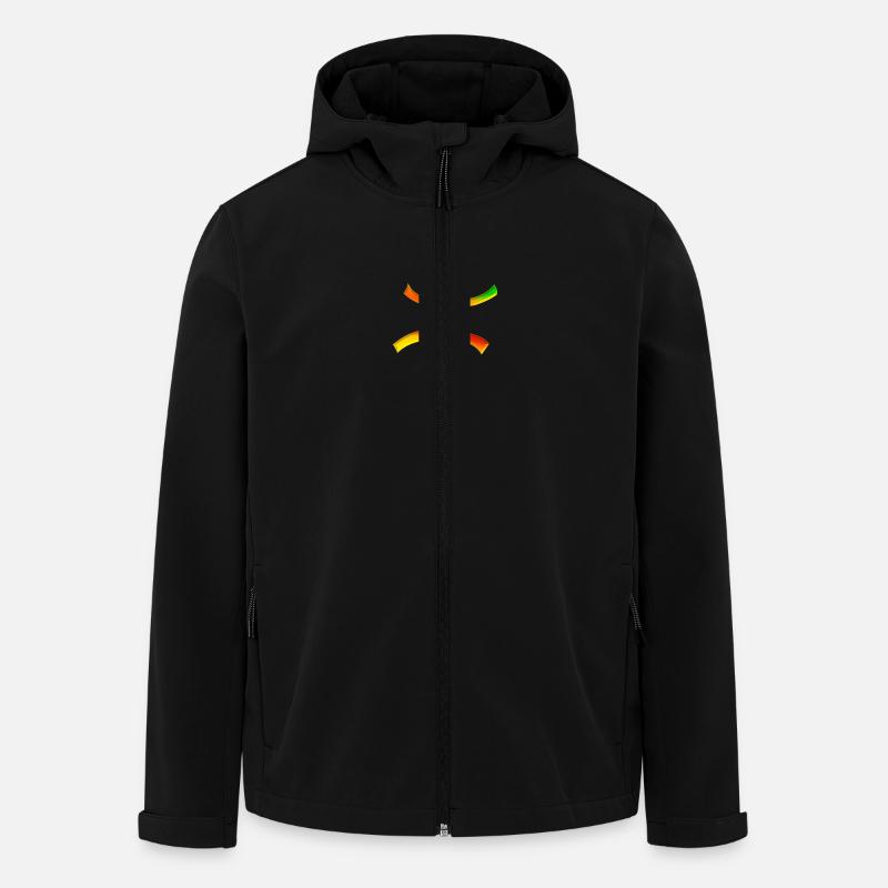 Z TIFINAGH - Veste softshell homme en polyester recyclé Stanley/Stella - noir