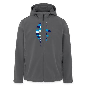 bunter heißluftballon - Recycelte Männer Softshell-Jacke von Stanley/Stella - Schwarz - Vorne - AI Model Male 185 light (185cm)