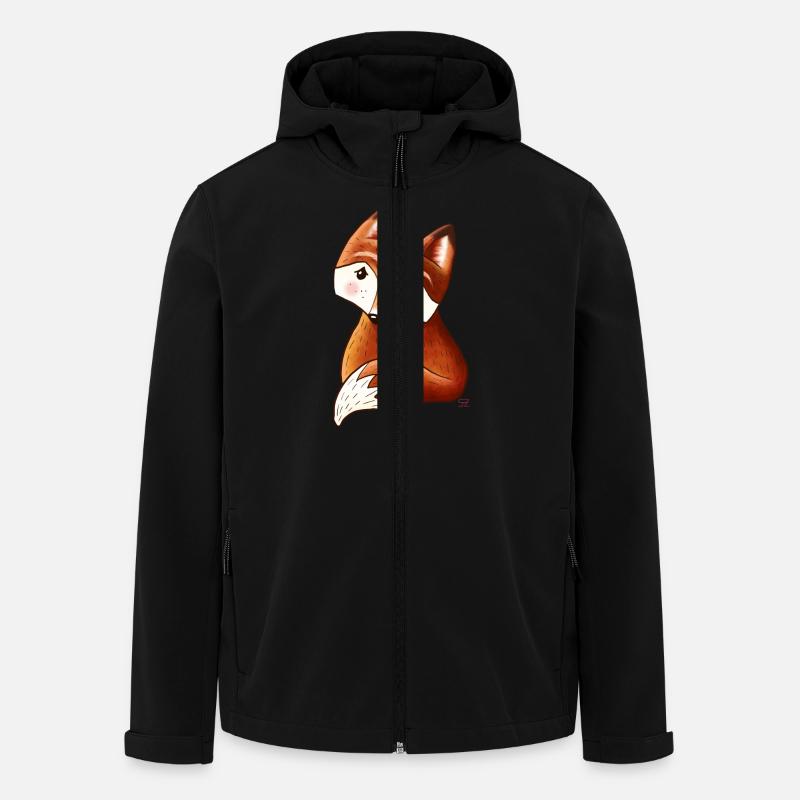 Little Fox - Veste softshell homme en polyester recyclé Stanley/Stella - noir