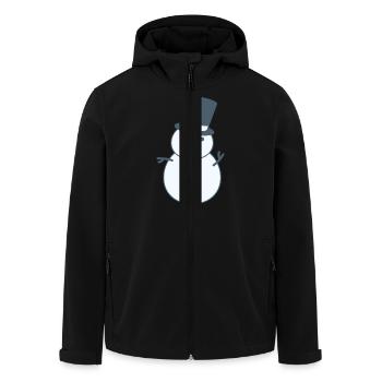 Sir Schneemann - Recycelte Männer Softshell-Jacke von Stanley/Stella - Schwarz - Vorne - AI Model Male 185 light (185cm)