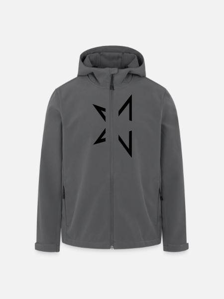 star - Men’s Recycled Softshell Jacket by Stanley/Stella - black