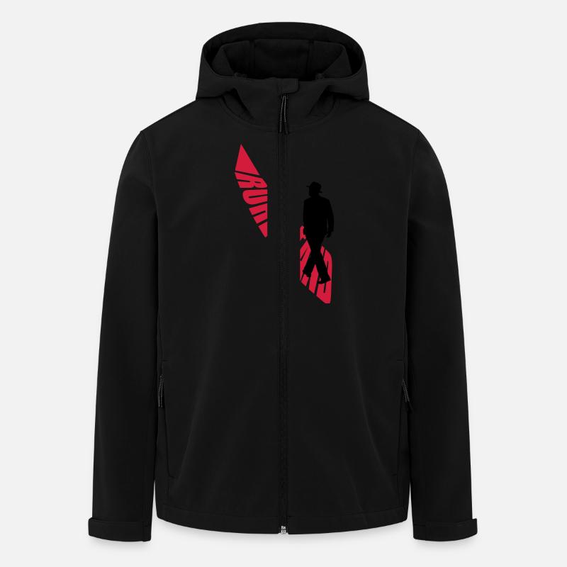 retirement - Men’s Recycled Softshell Jacket by Stanley/Stella - black