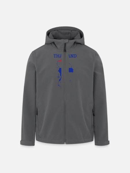 thailand - Men’s Recycled Softshell Jacket by Stanley/Stella - black