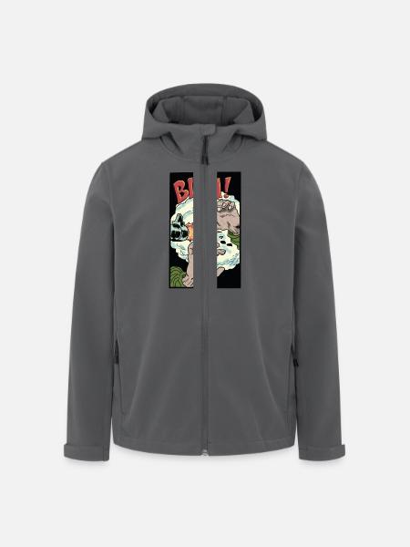 BLAM - Men’s Recycled Softshell Jacket by Stanley/Stella - black