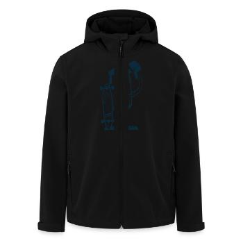 Don't Call It Skateboard - Recycelte Männer Softshell-Jacke von Stanley/Stella - Schwarz - Vorne - AI Model Male 185 light (185cm)