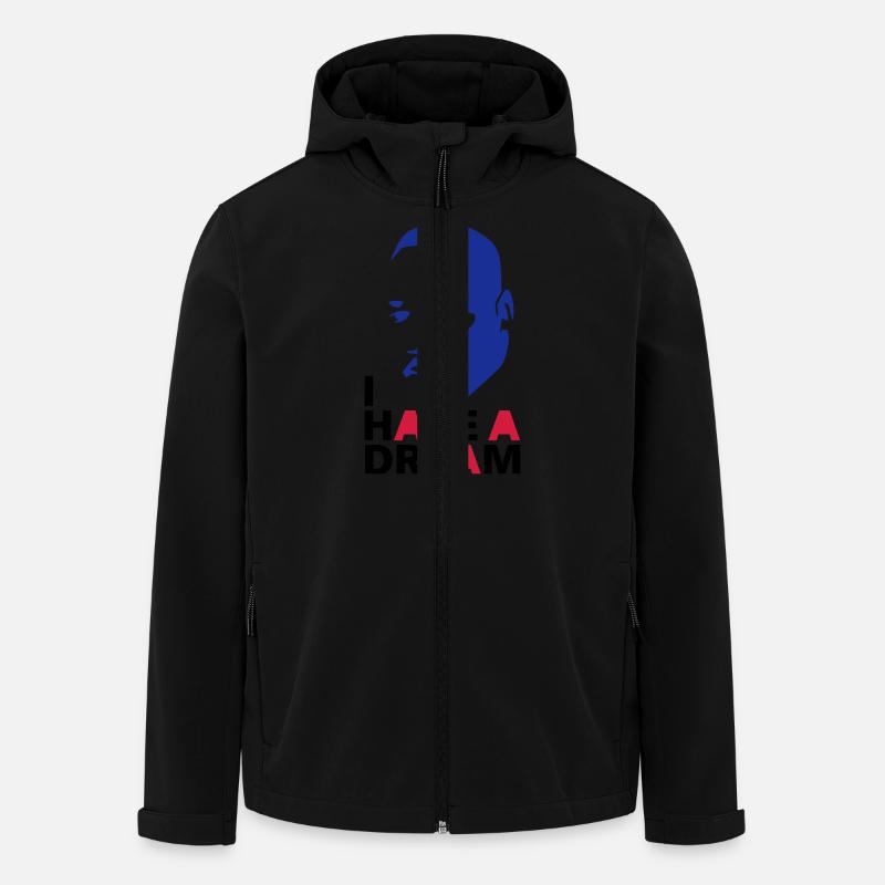 MARTIN LUTHER KING - Men’s Recycled Softshell Jacket by Stanley/Stella - black