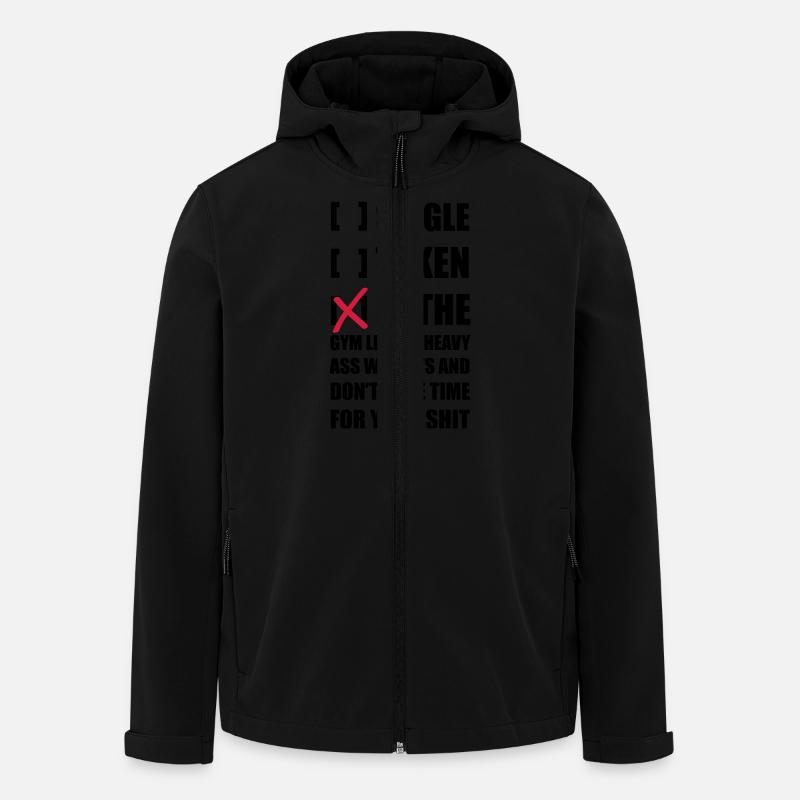 Fitness Single - Recycelte Männer Softshell-Jacke von Stanley/Stella - Schwarz