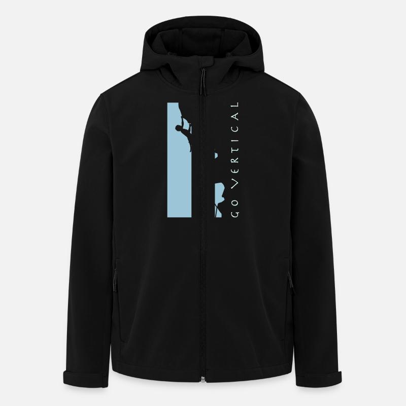 freeclimber_012015_a_2c - Recycelte Männer Softshell-Jacke von Stanley/Stella - Schwarz