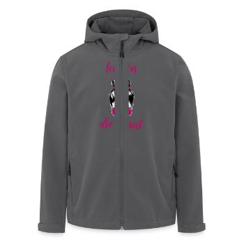 Braut Junggesellinnenabschied - Recycelte Männer Softshell-Jacke von Stanley/Stella - Schwarz - Vorne - AI Model Male 185 light (185cm)