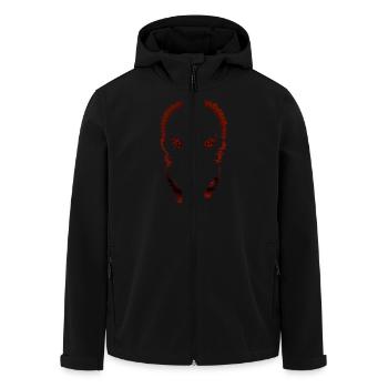 MASQUE FROID - Veste softshell homme en polyester recyclé Stanley/Stella - noir - Devant - AI Model Male 185 light (185cm)