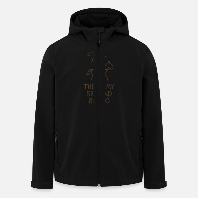 C’est mon deuxième rodéo - Veste softshell homme en polyester recyclé Stanley/Stella - noir