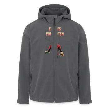 Echoes of the Forgotten – Düsteres Horror-Design - Recycelte Männer Softshell-Jacke von Stanley/Stella - Anthrazit - Vorne - AI Model Male 185 light (185cm)